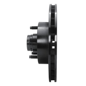 Ford Explorer Brake Rotor (1) - Front Left - R1 Concepts - Drilled & Slotted - Black - `95-`11